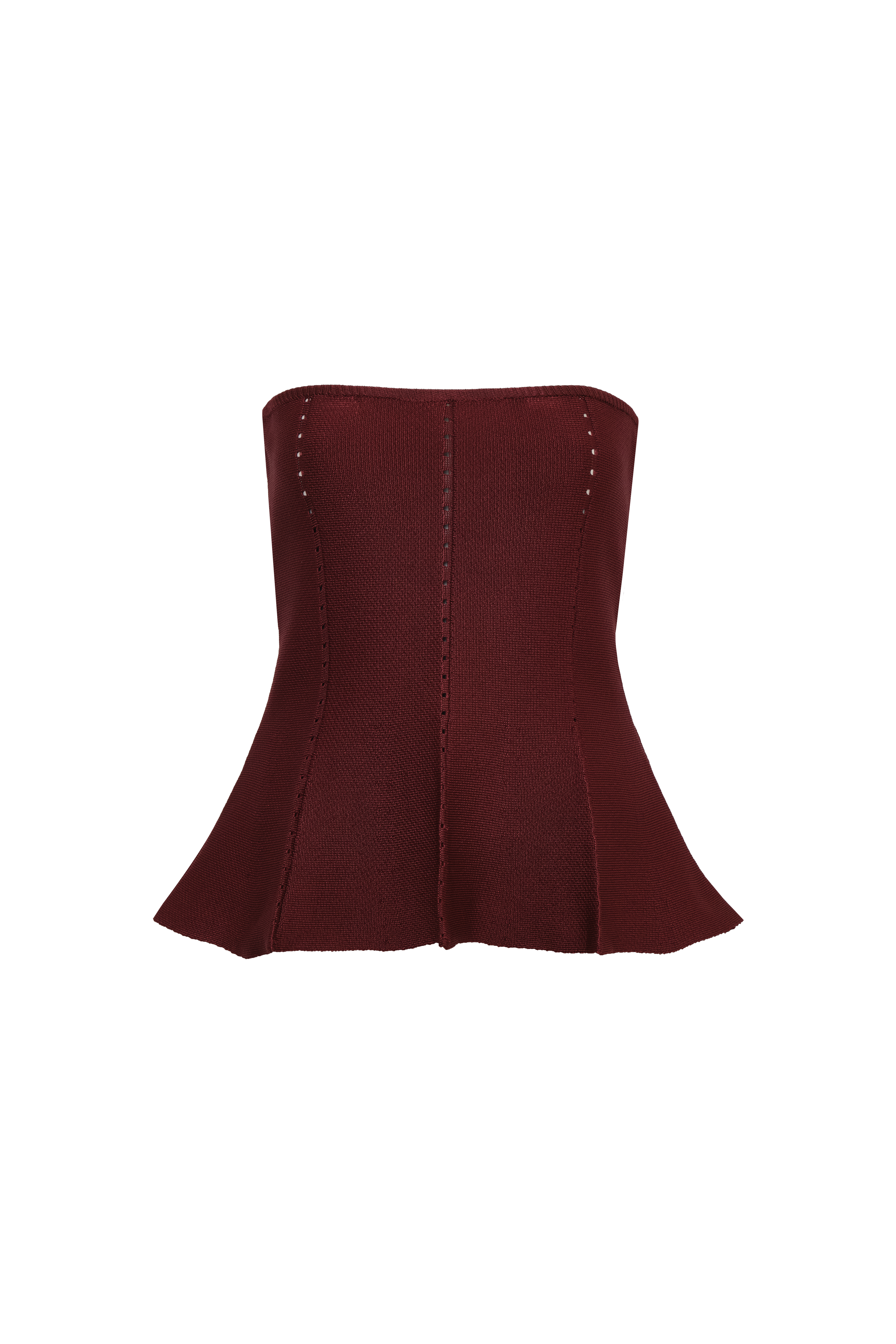 La Coqueta Top Burgundy