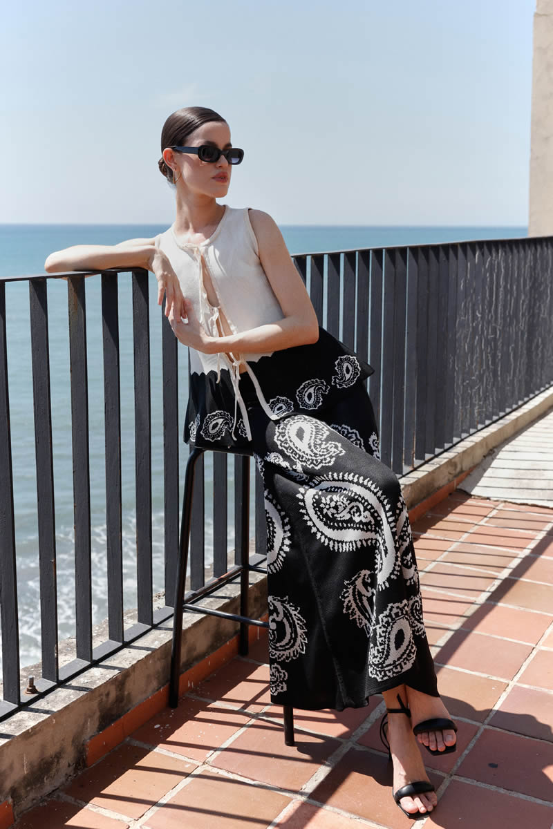 Alba Eterna Skirt Black/Ivory