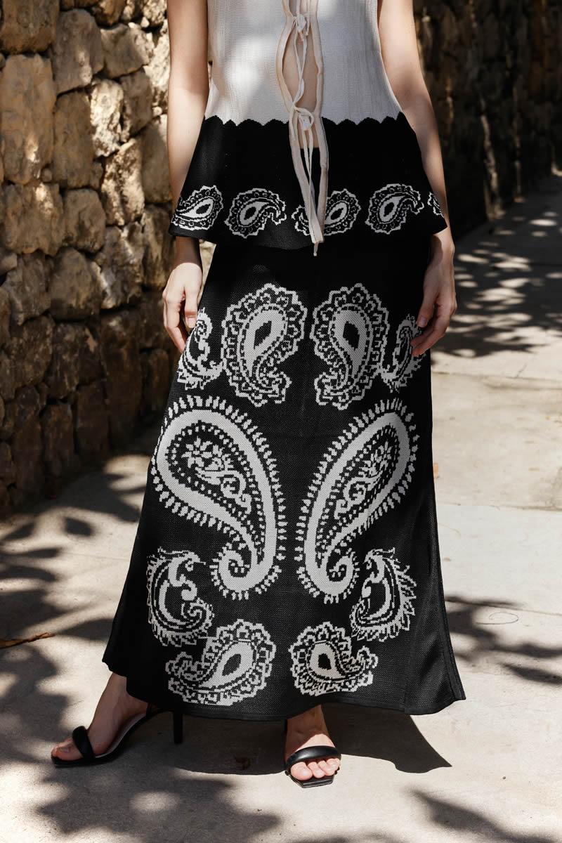 Alba Eterna Skirt Black/Ivory
