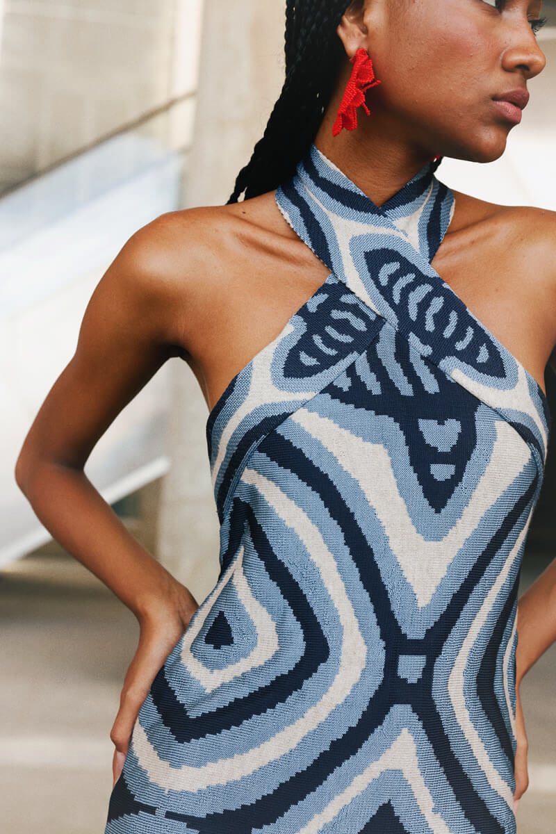 VESTIDO MOLA DEL ALMA AZUL