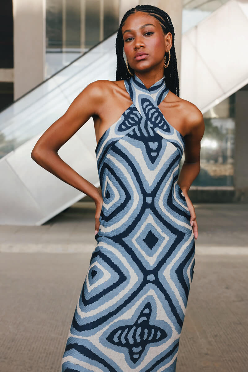 VESTIDO MOLA DEL ALMA AZUL