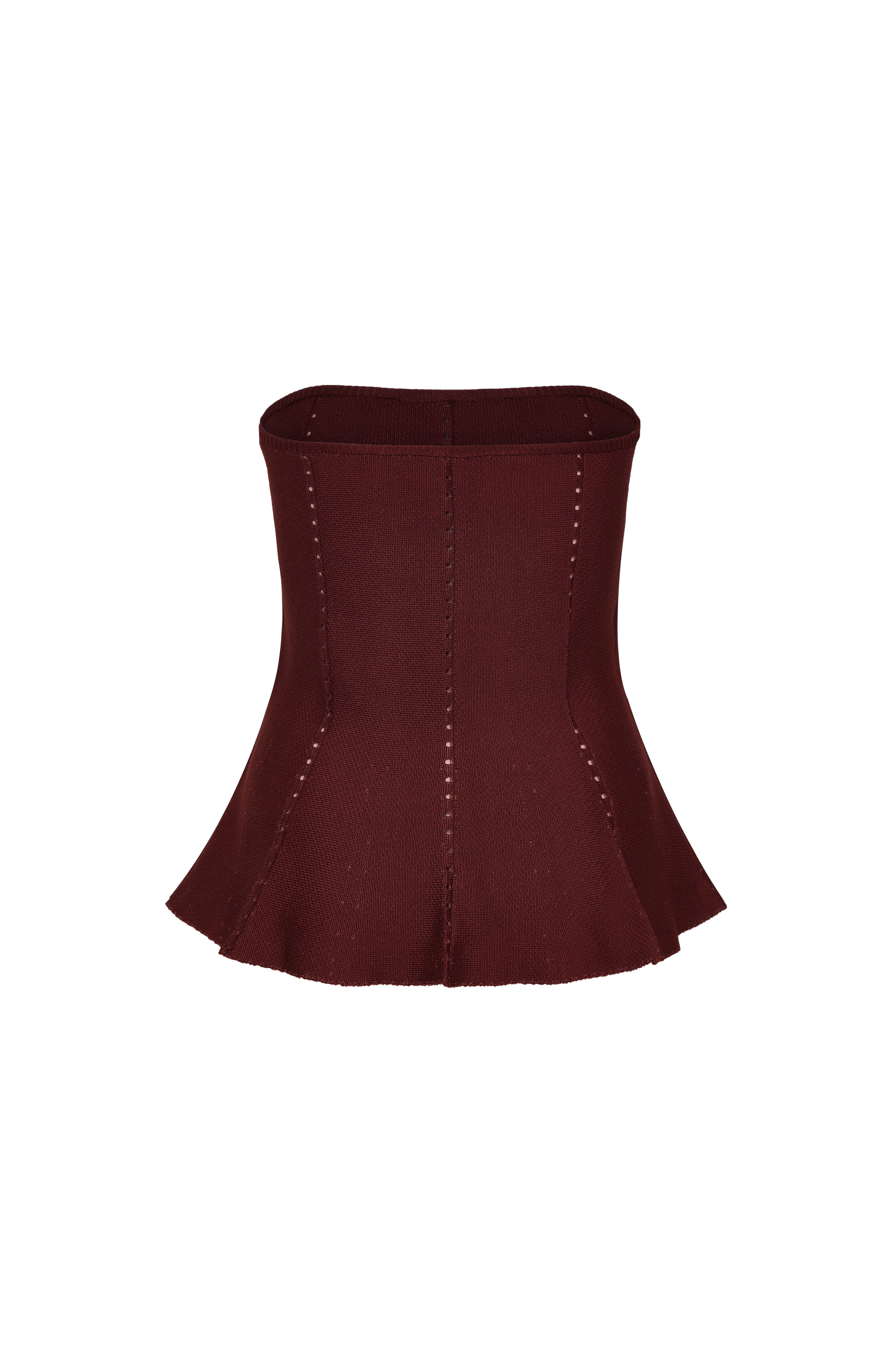 La Coqueta Top Burgundy