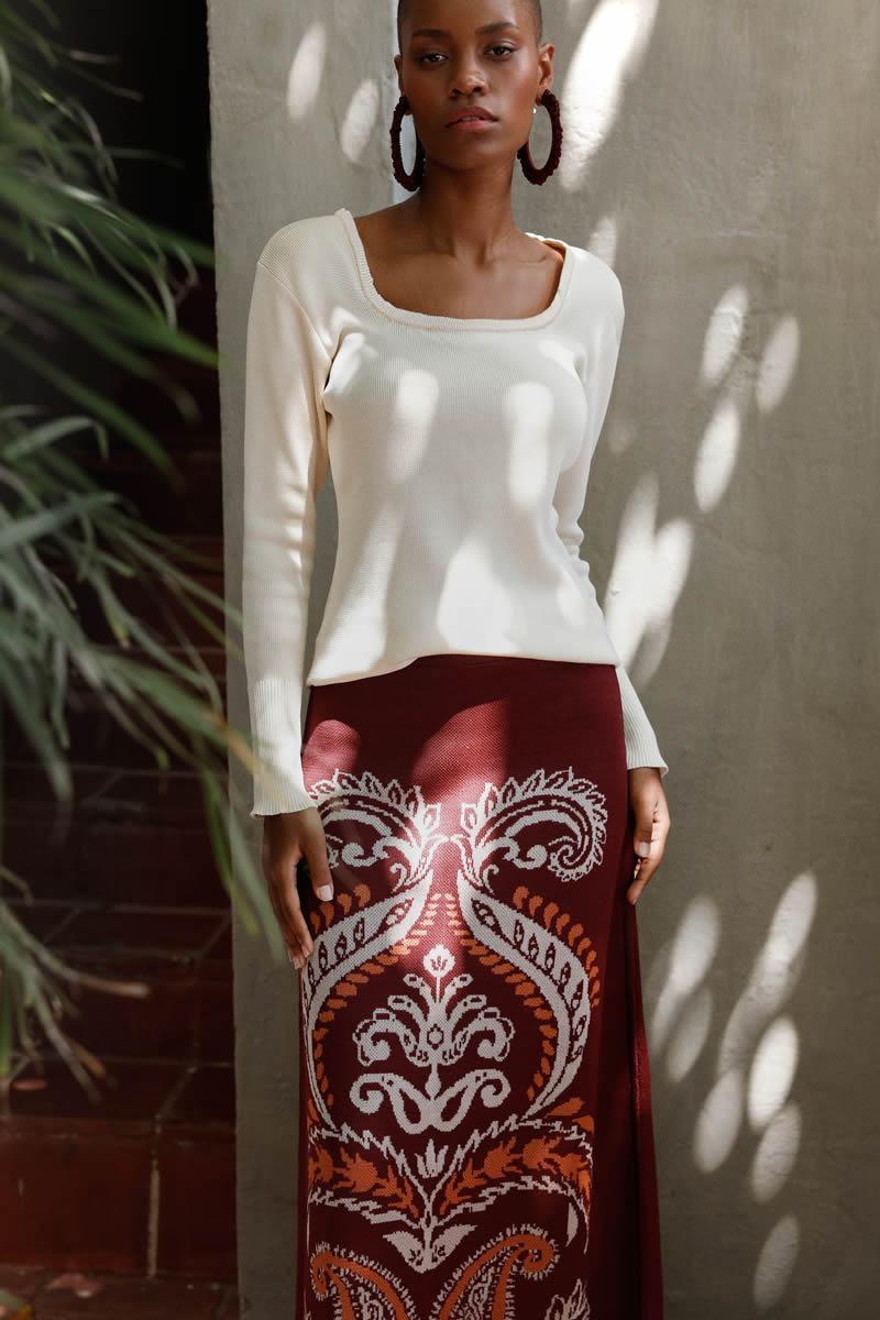 Aurora Top Ivory