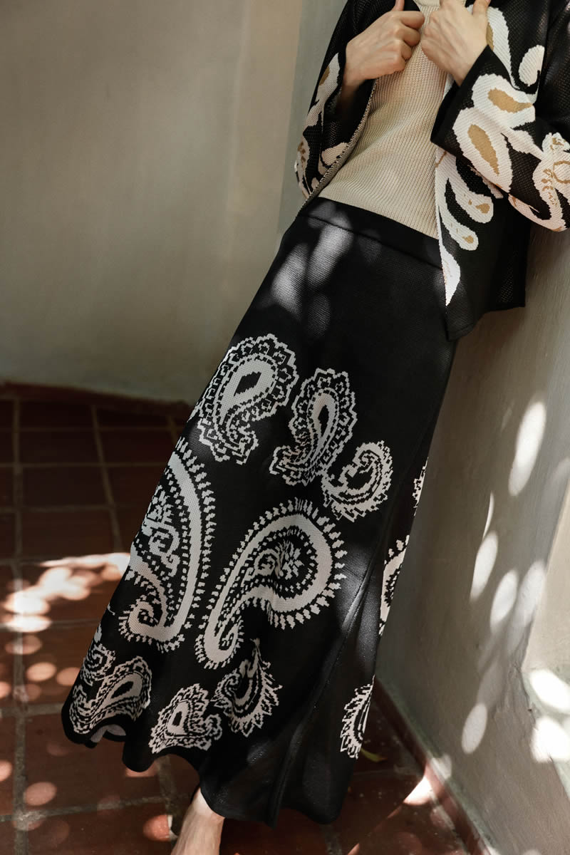 Alba Eterna Skirt Black/Ivory