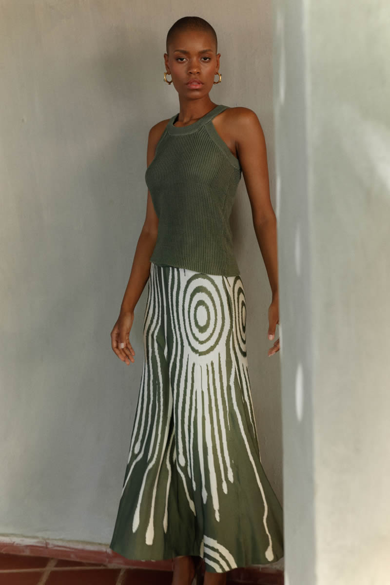 Celestina Top Green
