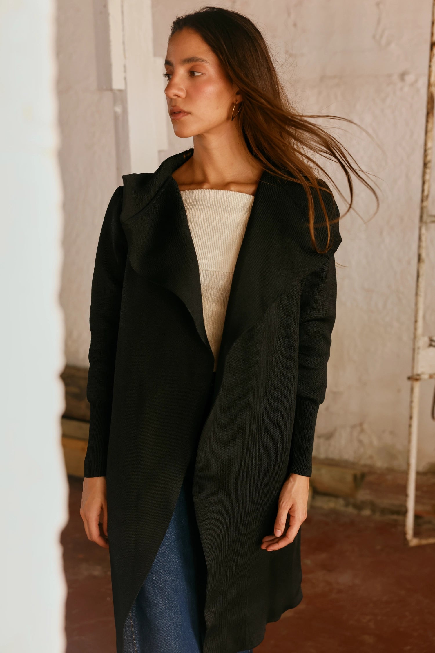 Amaranta Cardigan Negra