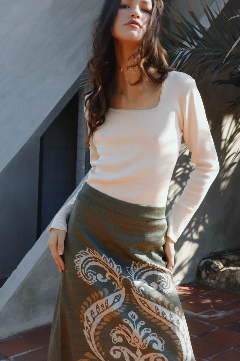 Aurora Top Ivory