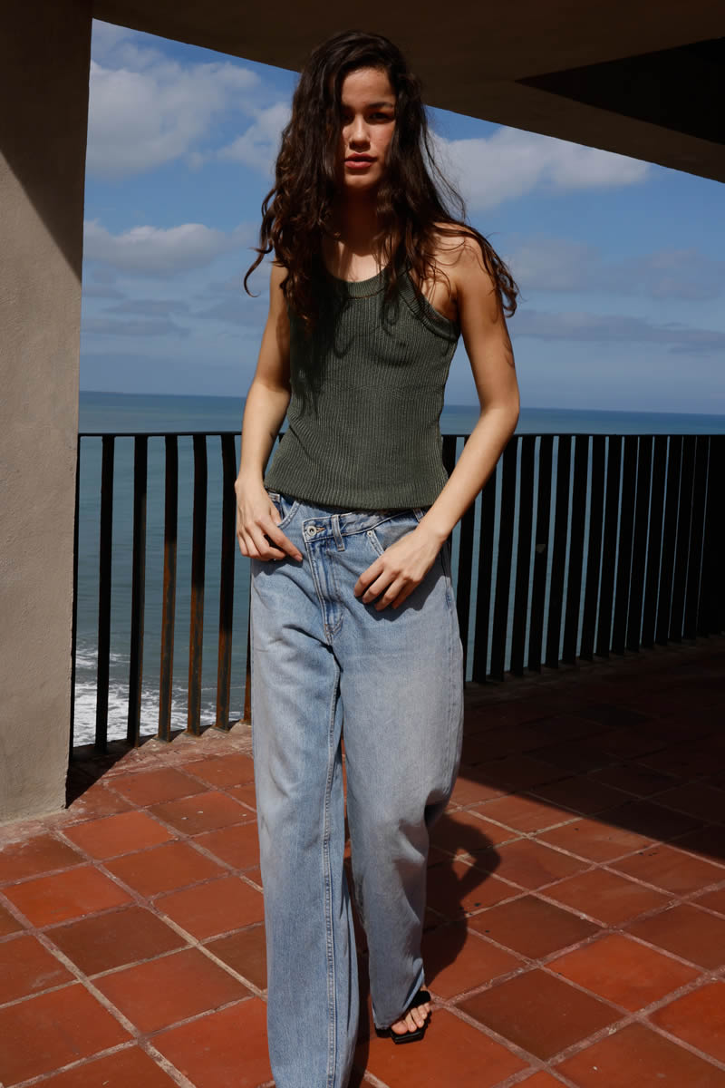 Celestina Top Green