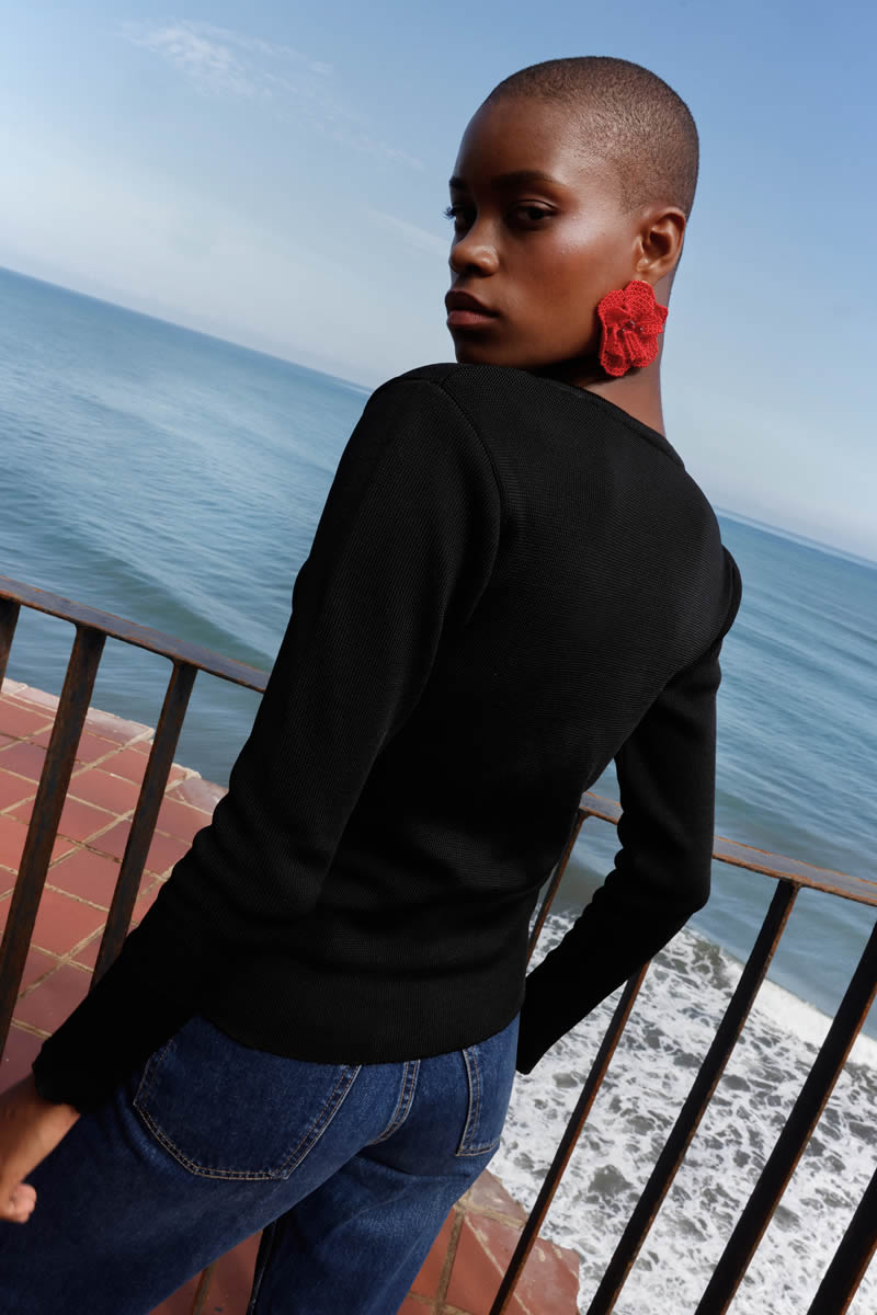Aurora Top Black