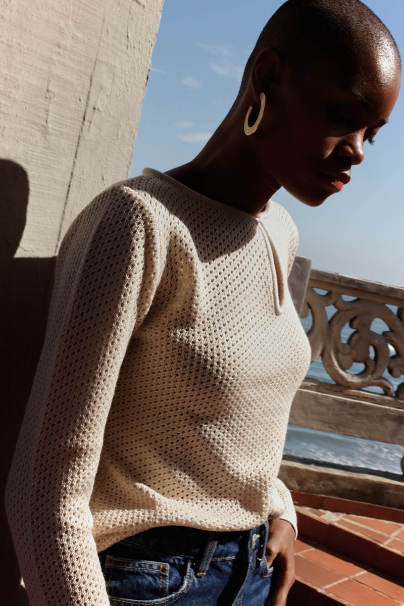 Marquesa Top Beige