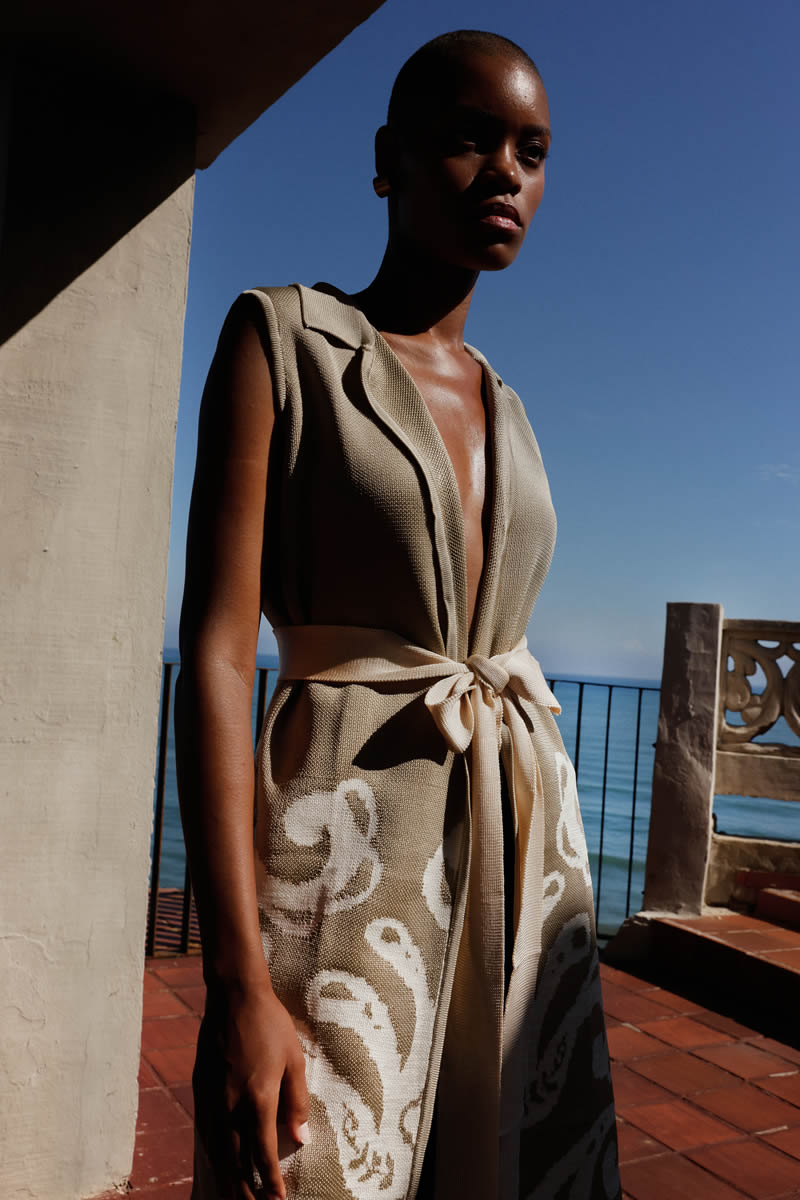 Primavera Alta Vest Beige/Ivory