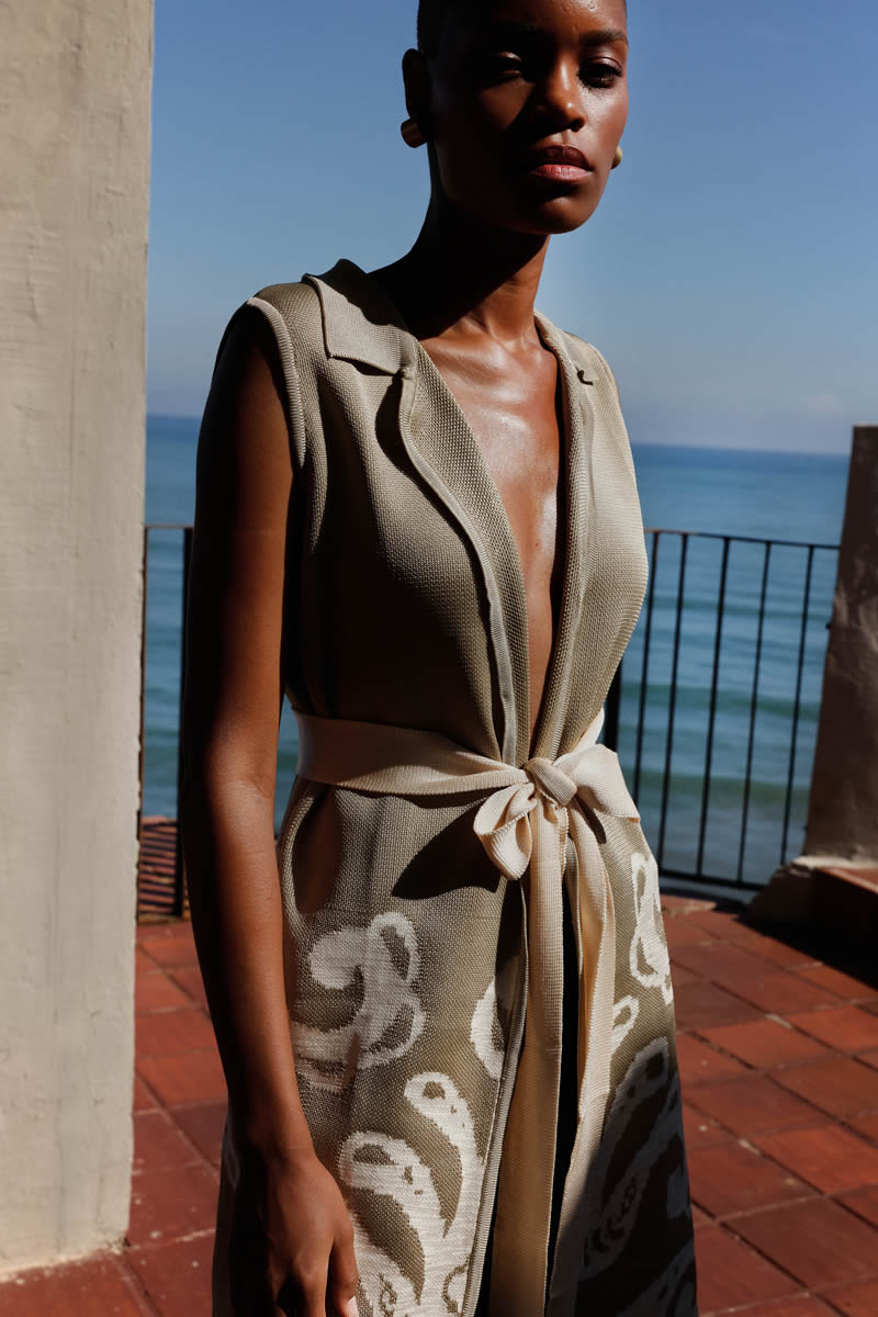 Primavera Alta Vest Beige/Ivory