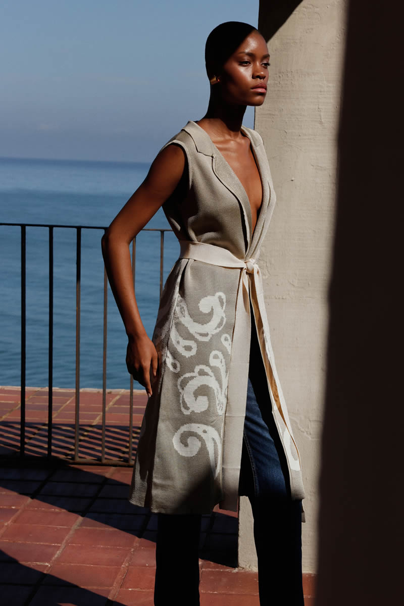 Primavera Alta Vest Beige/Ivory